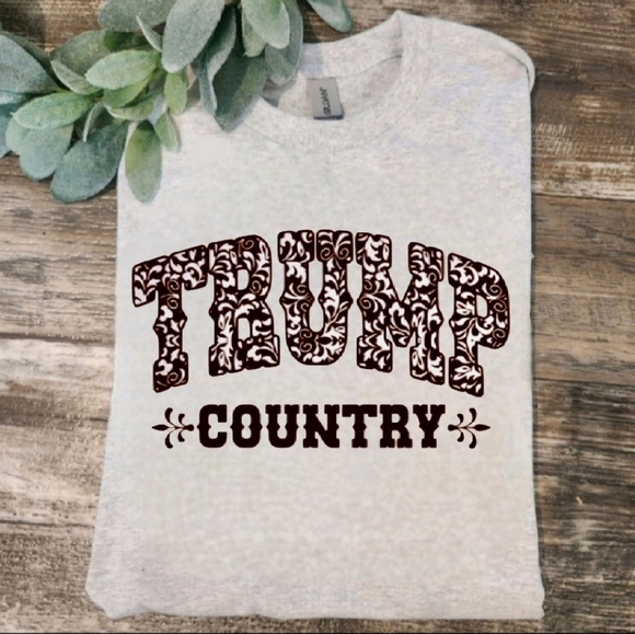 Gildan Tops - Trump country shirt America popular republican tshirt trendy